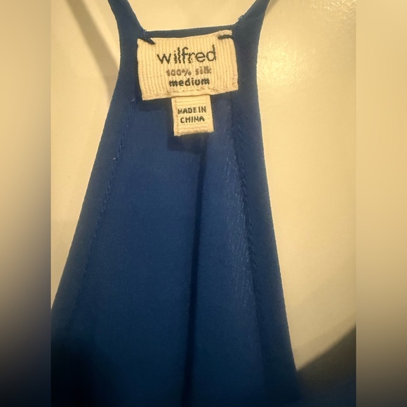 Wilfred Aritzia Silk Slip Dress Cinchable Waist Size M - Picture 2 of 4